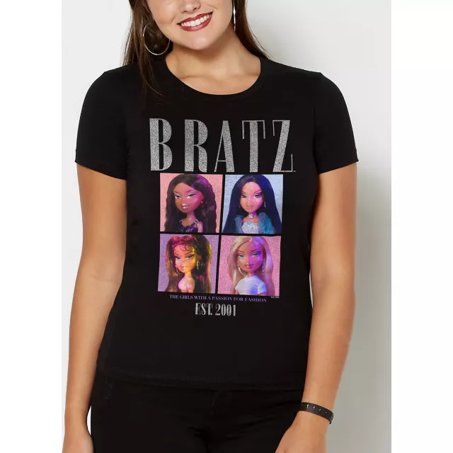 Bratz Quad Tiles T Shirt at Spencer's