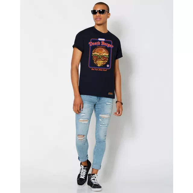 Death Burger T Shirt - Steven Rhodes at Spencer's