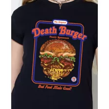 Death Burger T Shirt - Steven Rhodes at Spencer's