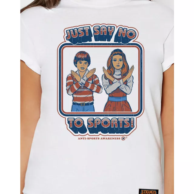 Say No to Sports T Shirt - Steven Rhodes at Spencer's