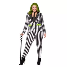 Adult Plus Size Beetlejuice Suit Costume at Spencer's