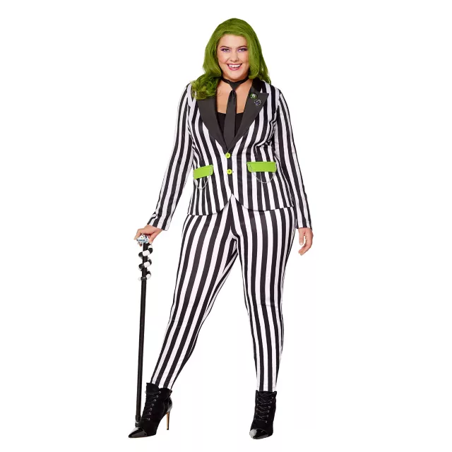 Adult Plus Size Beetlejuice Suit Costume at Spencer's