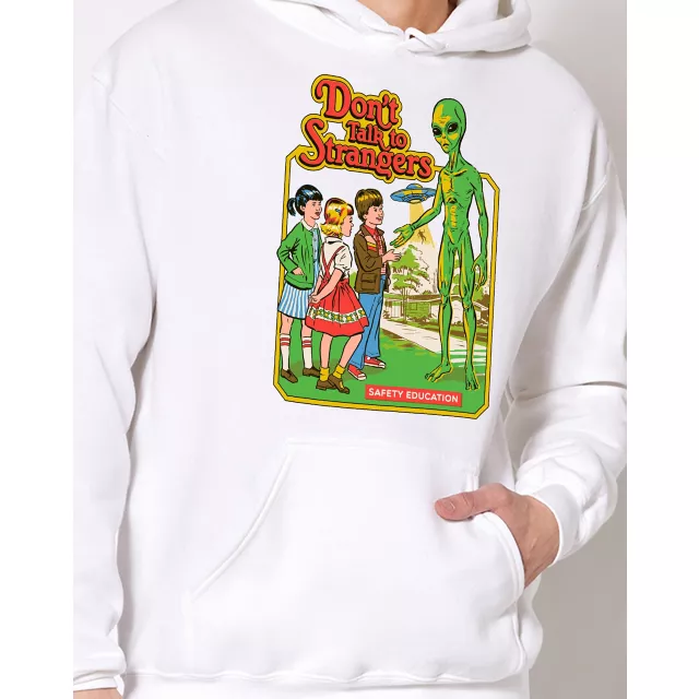 Don't Talk to Strangers Hoodie - Steven Rhodes at Spencer's