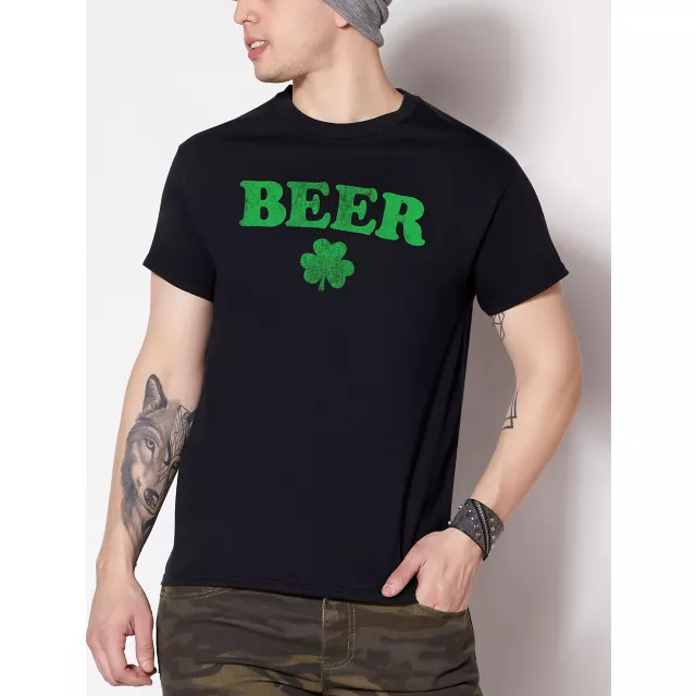 Beer Shamrock T Shirt at Spencer's