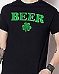 Beer Shamrock T Shirt