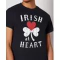 Irish at Heart Shamrock T Shirt at Spencer's