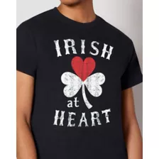 Irish at Heart Shamrock T Shirt at Spencer's