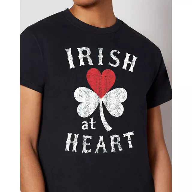 Irish at Heart Shamrock T Shirt at Spencer's