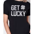 Get Lucky Shamrock T Shirt at Spencer's