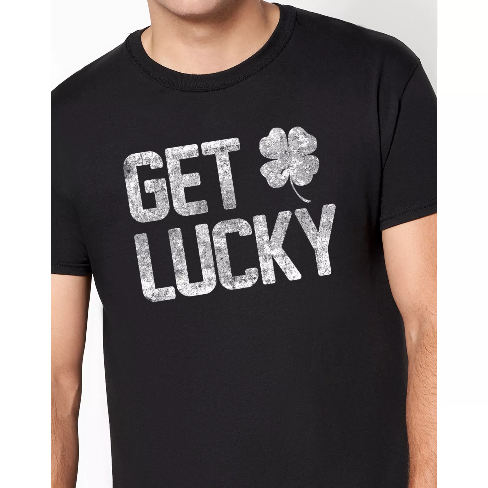 Get Lucky Shamrock T Shirt at Spencer's