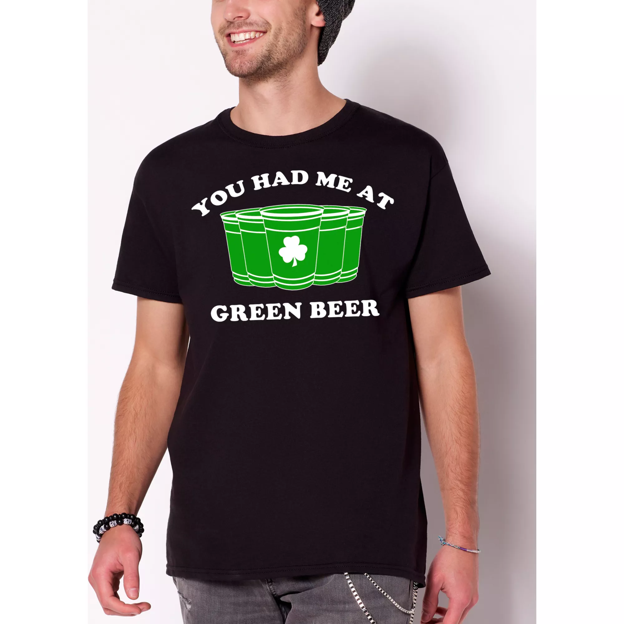 You Had Me at Green Beer T Shirt at Spencer's