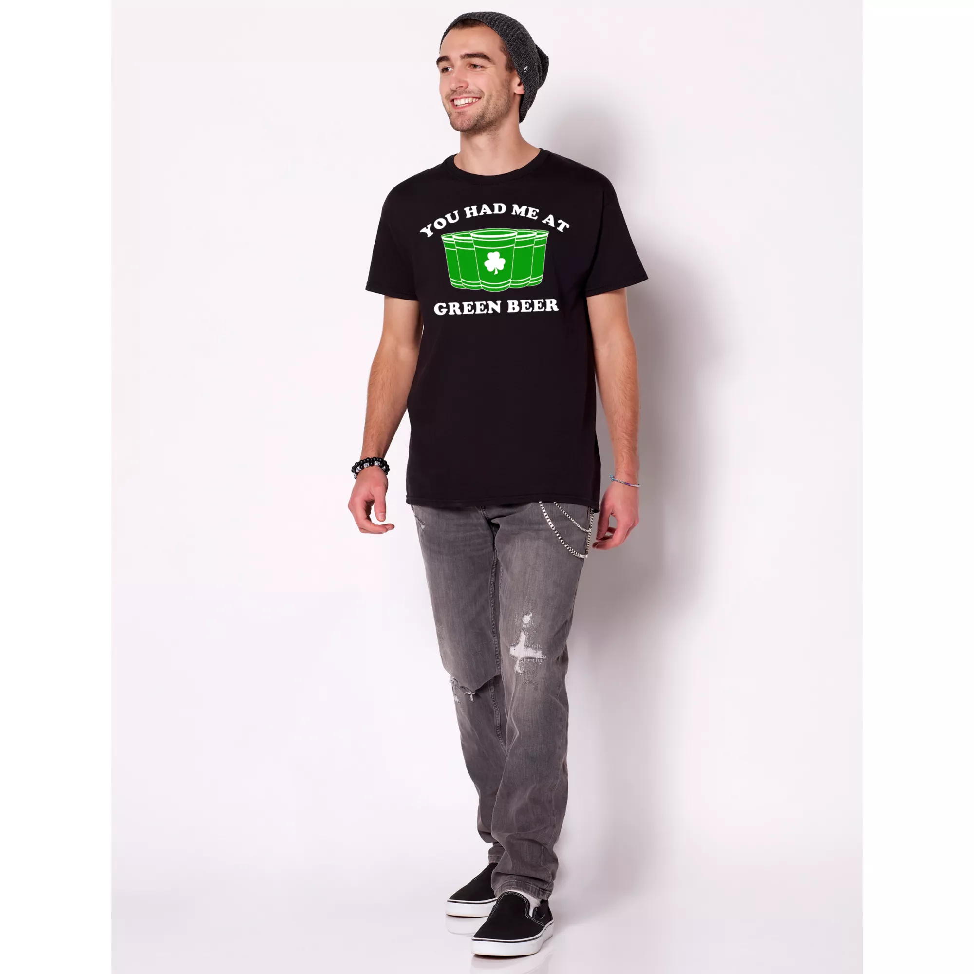 You Had Me at Green Beer T Shirt at Spencer's