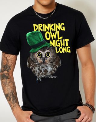 Drinking Owl Night Long T Shirt
