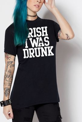 Irish I Was Drunk T Shirt