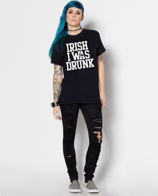 Irish I Was Drunk T Shirt