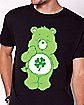 Black Good Luck Bear T Shirt - Care Bears