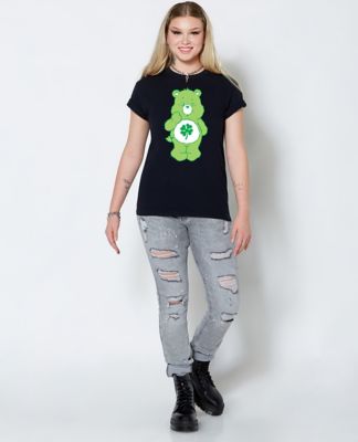 Black Good Luck Bear T Shirt - Care Bears