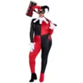 Adult Harley Quinn Plus Size Catsuit Costume - DC Villains at Spirit Halloween