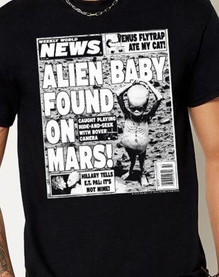 Alien Baby T Shirt - Weekly World News