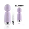 Playboy Pleasure 10-Function Rechargeable Waterproof Wand Massager - 5 Inch at Spencer's