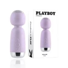 Playboy Pleasure 10-Function Rechargeable Waterproof Wand Massager - 5 Inch at Spencer's