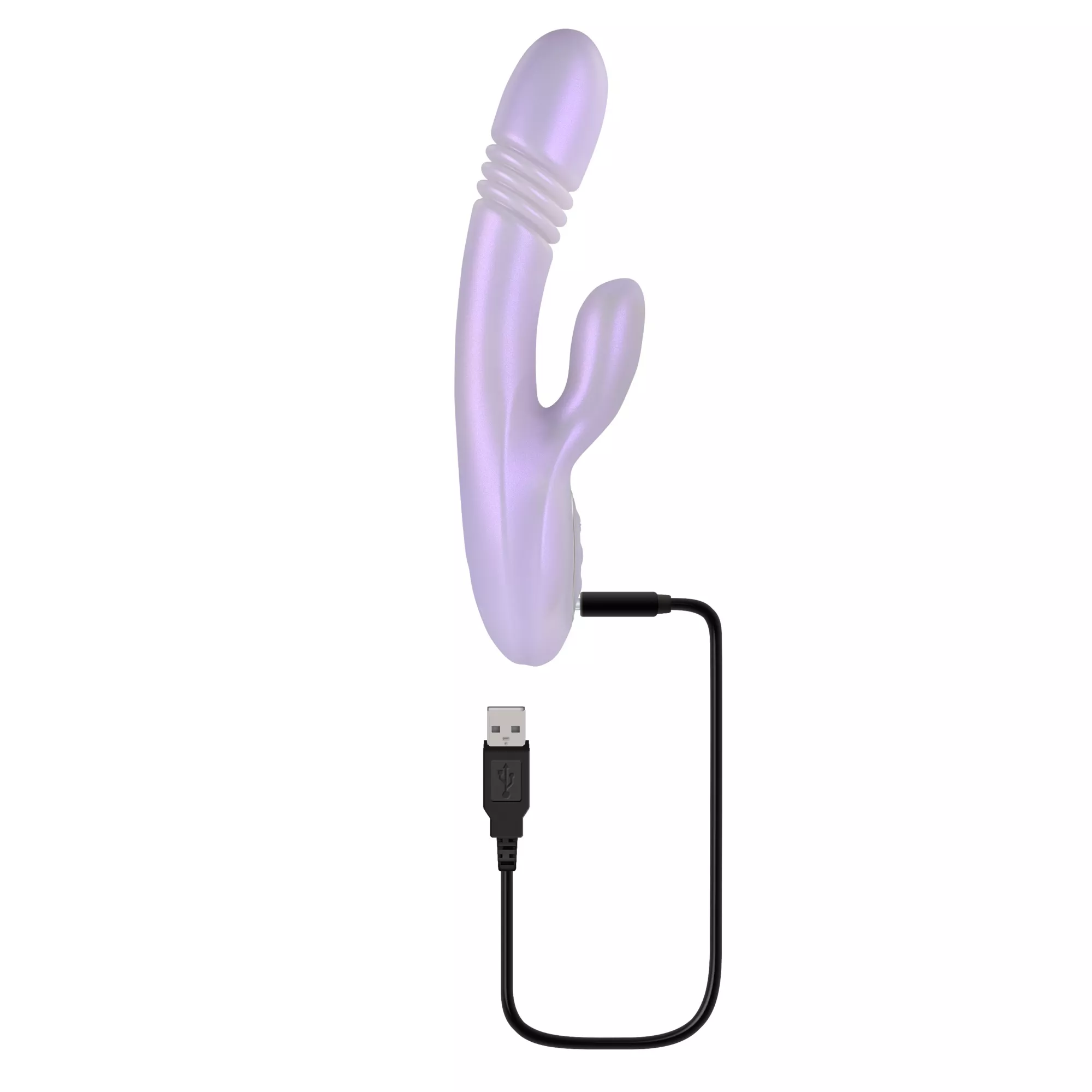 Playboy Pleasure 20-Function Rechargeable Waterproof Bumping Bunny Warming Rabbit Vibrator - 9 Inch at Spencer's