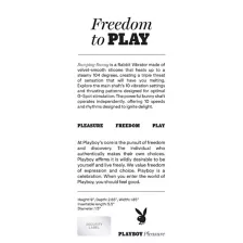 Playboy Pleasure 20-Function Rechargeable Waterproof Bumping Bunny Warming Rabbit Vibrator - 9 Inch at Spencer's