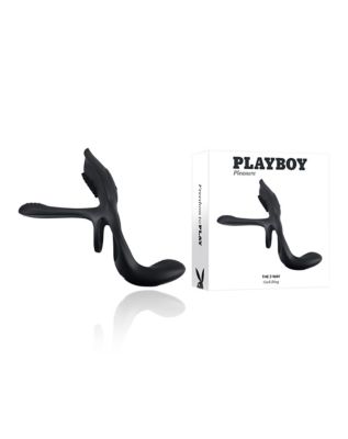 Playboy Pleasure 10- Function The 3 Way Waterproof Rechargeable Vibrating Cock Ring