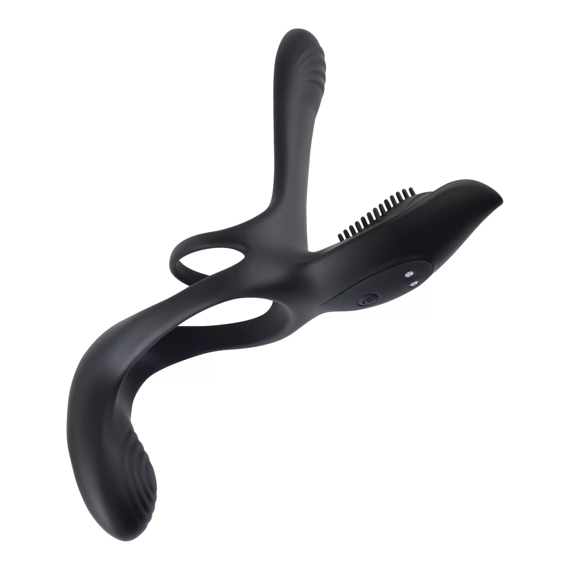 Playboy Pleasure 10-Function The 3 Way Waterproof Rechargeable Vibrating Cock Ring at Spencer's