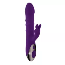 Playboy Pleasure 10-Function Rechargeable Waterproof Hop To It Rabbit Vibrator - 9.3 Inch at Spencer's