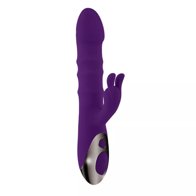 Playboy Pleasure 10-Function Rechargeable Waterproof Hop To It Rabbit Vibrator - 9.3 Inch at Spencer's