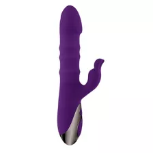 Playboy Pleasure 10-Function Rechargeable Waterproof Hop To It Rabbit Vibrator - 9.3 Inch at Spencer's