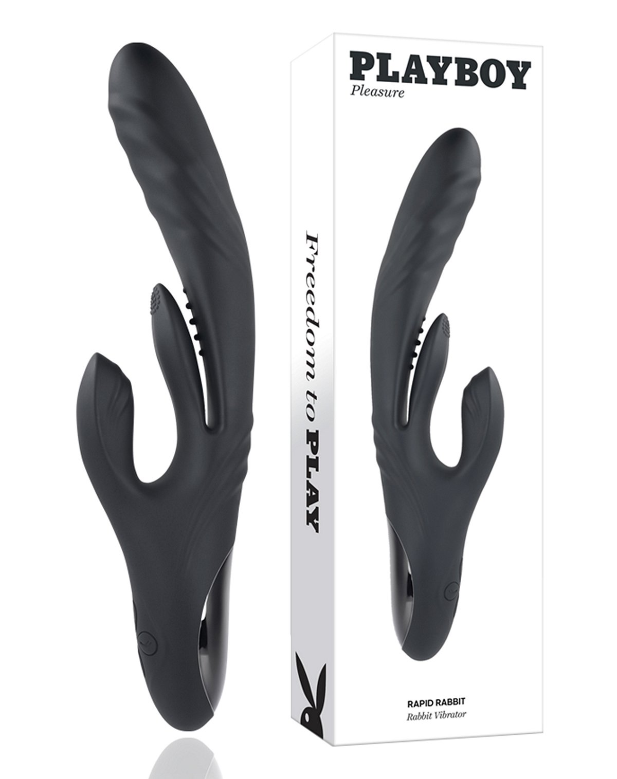 Playboy Pleasure 20-Function Rechargeable Waterproof Rapid Rabbit Vibrator