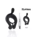 Playboy Pleasure 9-Function Triple Play Vibrating Cock Ring at Spencer's