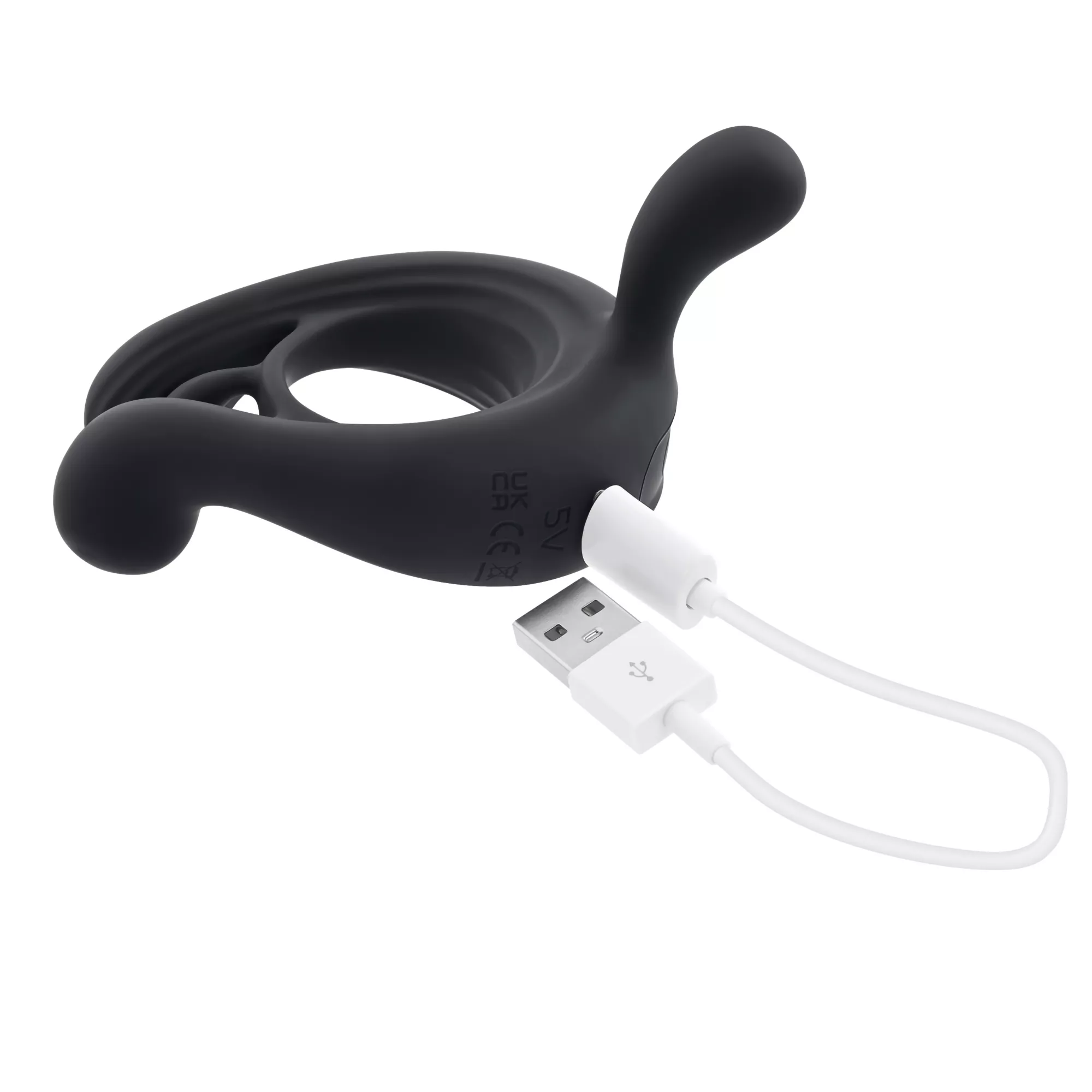 Playboy Pleasure 9-Function Triple Play Vibrating Cock Ring at Spencer's
