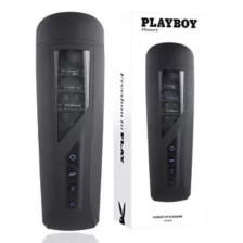 Playboy Pleasure 7-Function Pursuit of Pleasure Rechargeable Stroker at Spencer's