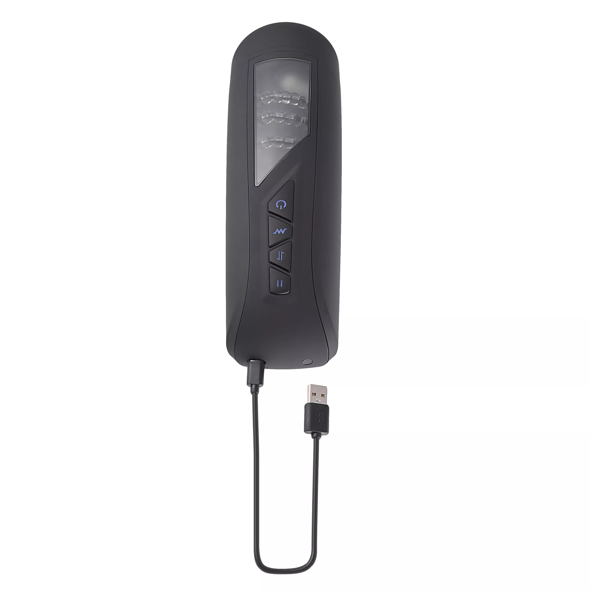 Playboy Pleasure 7-Function Pursuit of Pleasure Rechargeable Stroker at Spencer's