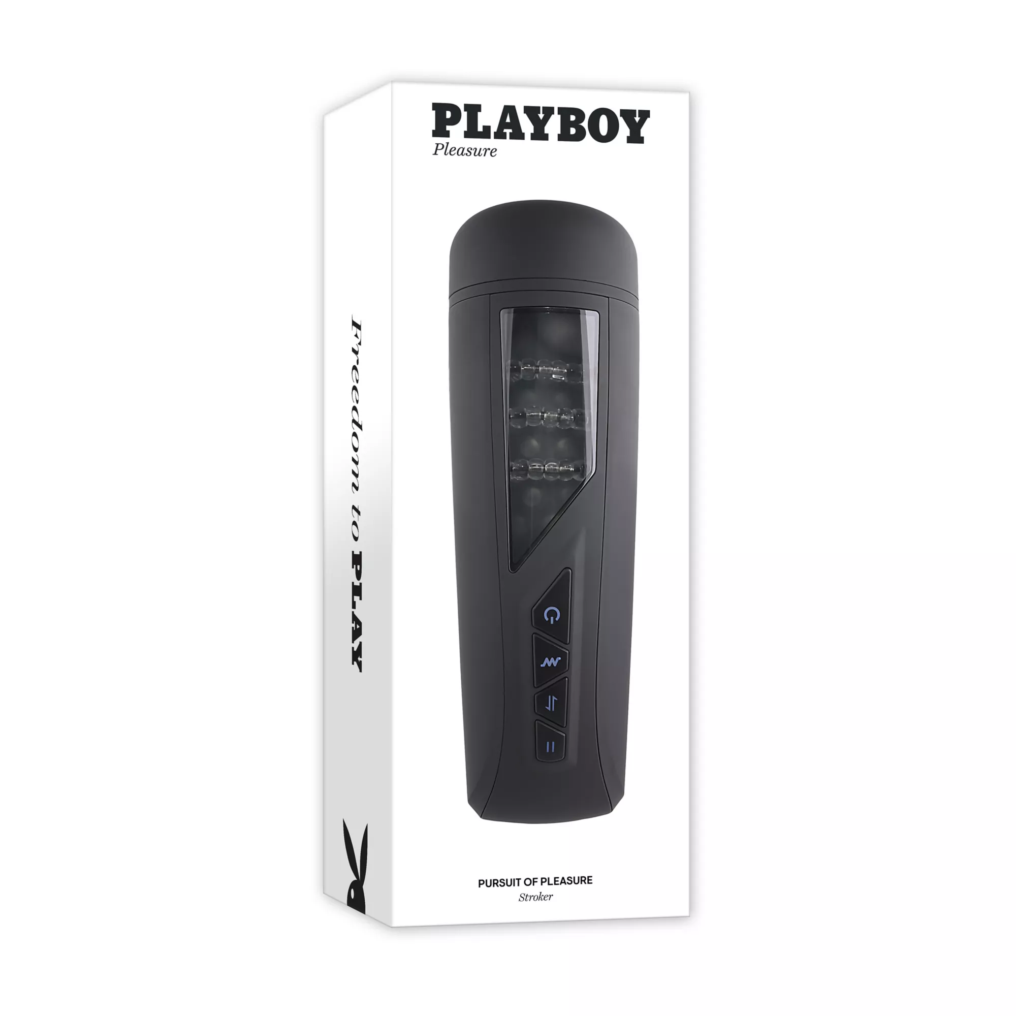 Playboy Pleasure 7-Function Pursuit of Pleasure Rechargeable Stroker at Spencer's
