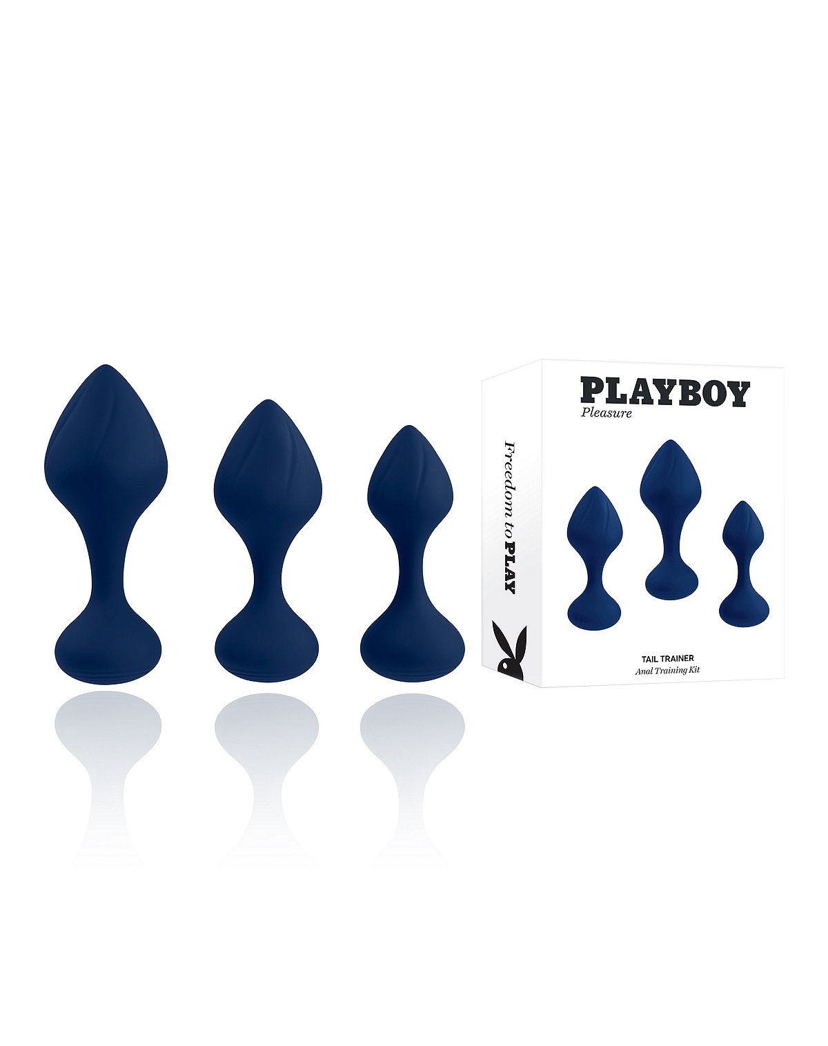 Playboy Pleasure Tail Trainer Butt Plug Set