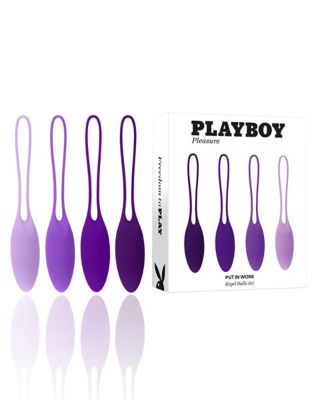 Playboy Pleasure Put In Work Kegel Balls Set