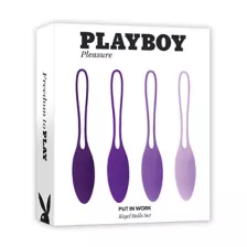 Playboy Pleasure Put In Work Kegel Balls Set - 4 Pack at Spencer's