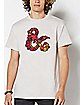 Stained Glass Dungeons & Dragons Logo T Shirt