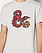Stained Glass Dungeons & Dragons Logo T Shirt