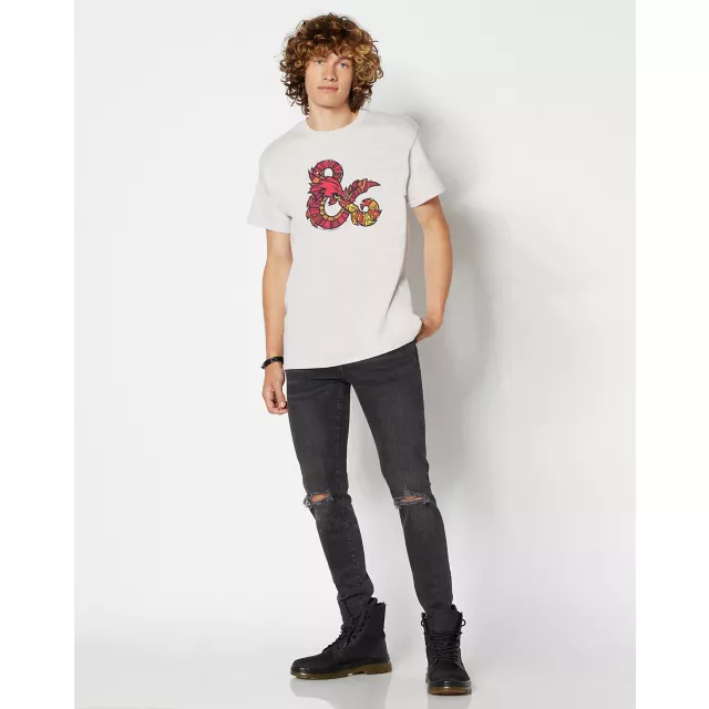 Stained Glass Dungeons & Dragons Logo T Shirt at Spencer's