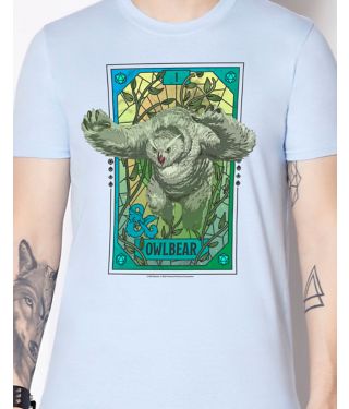 Owlbear Mosaic Tarot T Shirt - Dungeons & Dragons