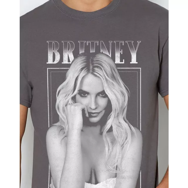 Britney Spears Monochrome Portrait T Shirt at Spencer's