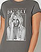 Britney Spears Monochrome Portrait T Shirt