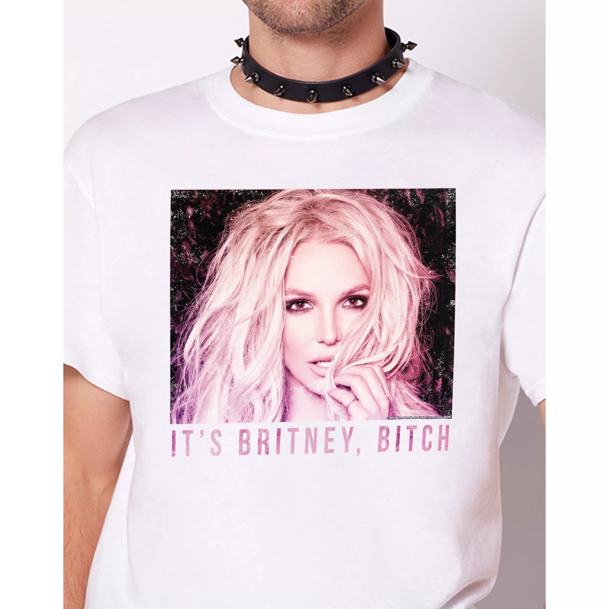 Pink Britney Bitch T Shirt at Spencer's