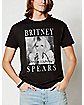 Black Britney Spears T Shirt