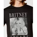 Black Britney Spears T Shirt at Spencer's